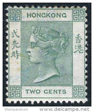 Hong Kong #37 Mint Hinged 2c Green Victoria From 1900 - Neufs