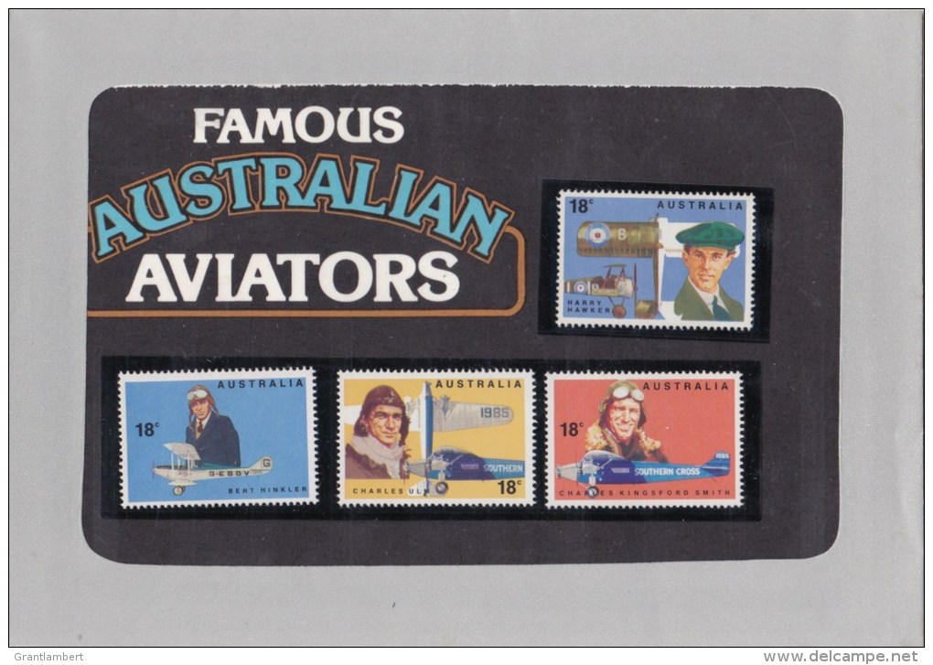 Australia 1978 Famous Aviators Presentation Pack - Presentation Packs