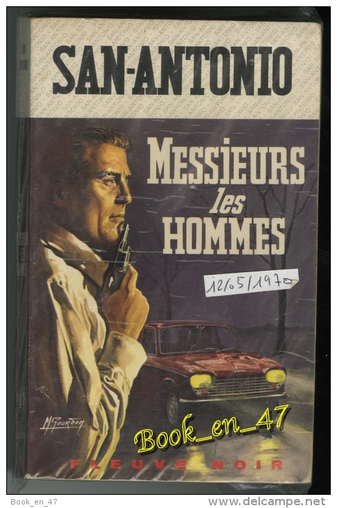 {42921} San-Antonio, Messieurs Les Hommes. 1970 ; Illustration Gourdon . " En Baisse " - San Antonio