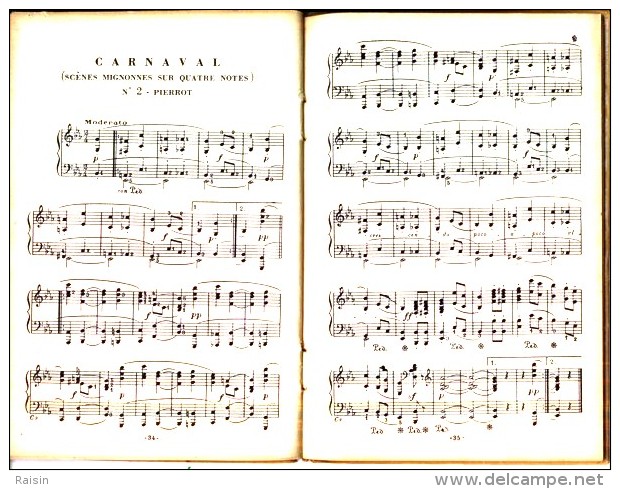 Une Heure De Musique Avec SCHUMANN  Adaptation Musicale Mme Heda Duvignau Préface Maurice REX Ed. Cosmopolites Paris  BE - S-U