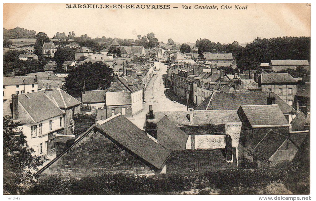 60. Marseille En Beauvaisis. Vue Générale Coté Nord - Marseille-en-Beauvaisis