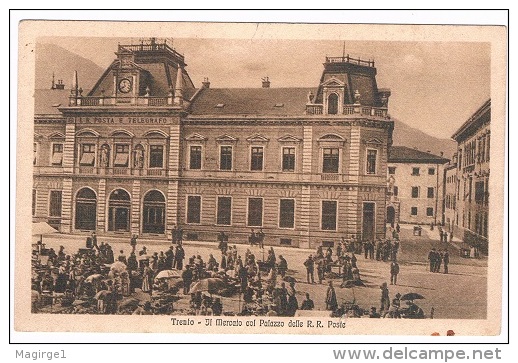 B2158 - Trento - Il Mercato Col Palazzo Delle R.R. Poste - Trento