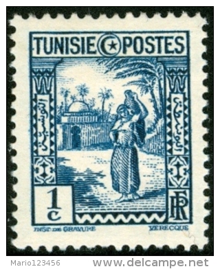 TUNISIA, FRENCH PROTECTORATE, USI E COSTUMI, 1931, FRANCOBOLLO NUOVO (MLH*), Mi 171, Scott 122, YT 161 - Neufs