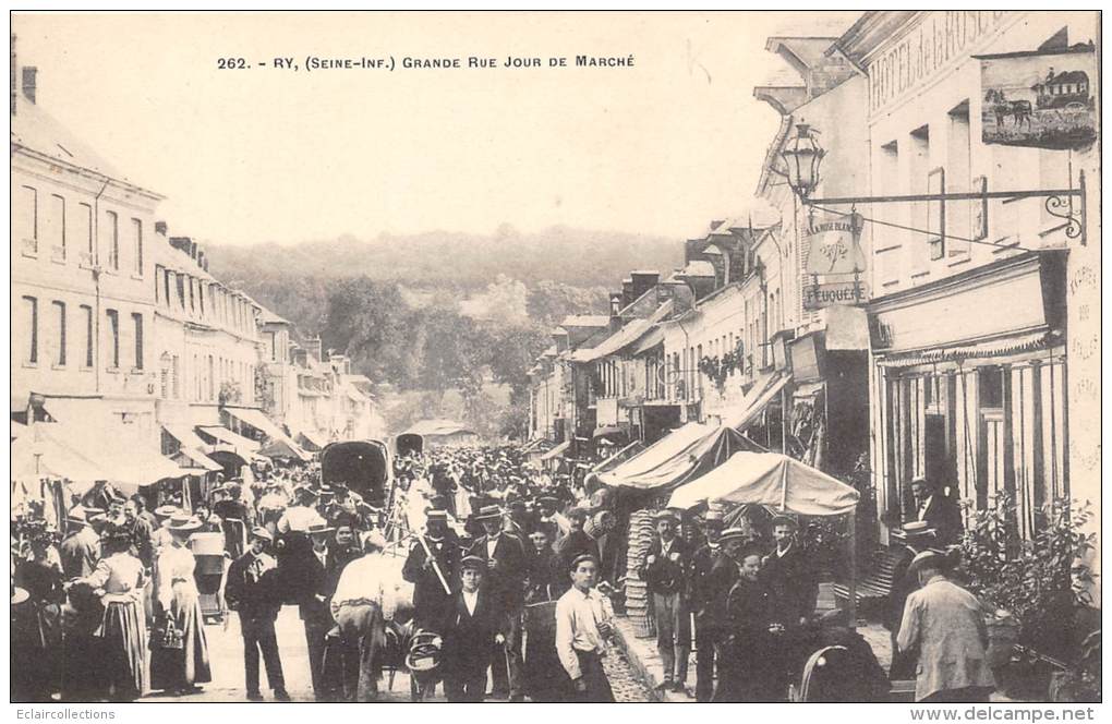 Ry     76   Grande Rue, Jour De Marché - Sonstige & Ohne Zuordnung