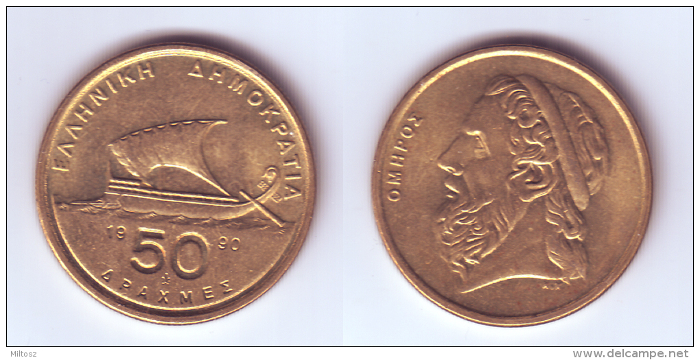 Greece 50 Drachmas 1990 - Grèce