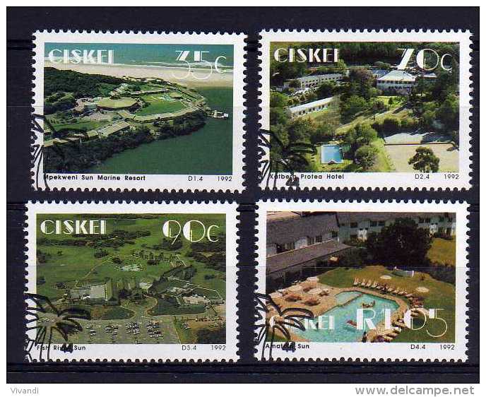 Ciskei - 1992 - Hotels - Used/CTO - Ciskei