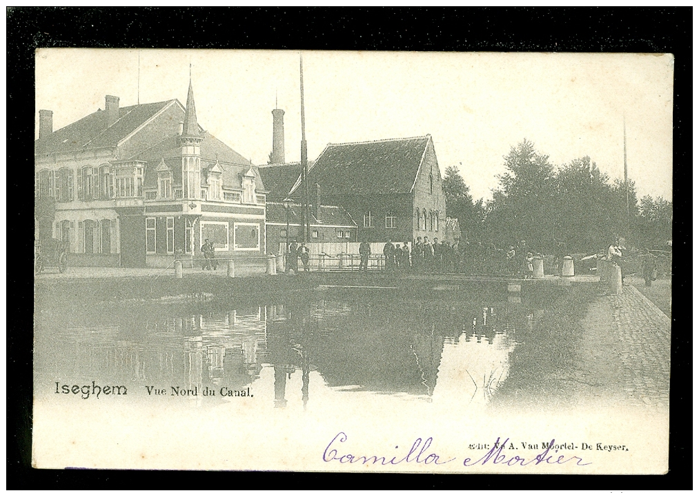 Iseghem (Izegem)  :   Vue Nord Du Canal - Izegem