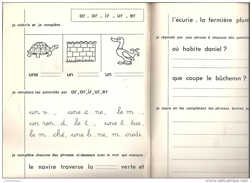 Scolaire Daniel Et Valérie Tome 2 Cahier D'exercices Accompagnant La Méthode De Lecture CP Par L. Houblain Et R. Vincent - 6-12 Years Old