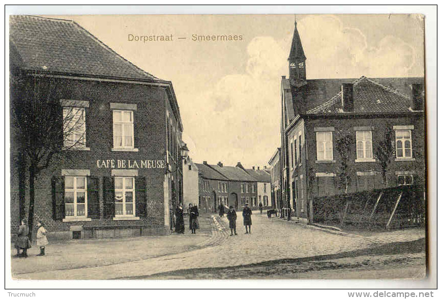 E 3118  -  SMEERMAES  -  Dorpstraat *café De La Meuse* - Lanaken