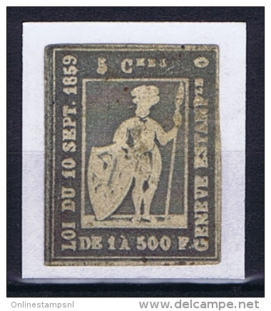 Switserland: Stempelmarken/Timbre Fiscal Geneve - Revenue Stamps