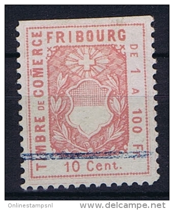 Switserland: Stempelmarken/Timbre Fiscal  Canton Fribourg - Revenue Stamps