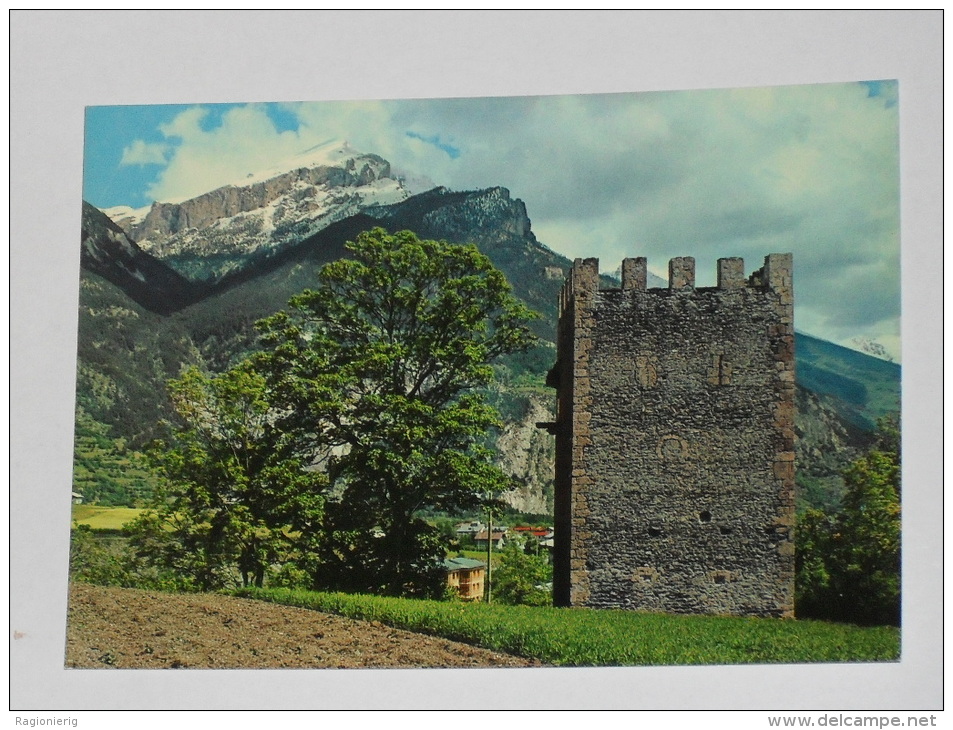 TORINO - Oulx - Torre Dei Saraceni - Sfondo Monte Séguret - Autres Monuments, édifices