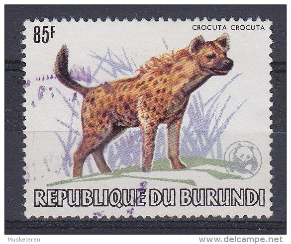 Burundi 1983 Mi. 1608     85 Fr Tier Animal Tüpfelhyäne Hyena WWF Panda Issue Genuinely Used !! - Used Stamps