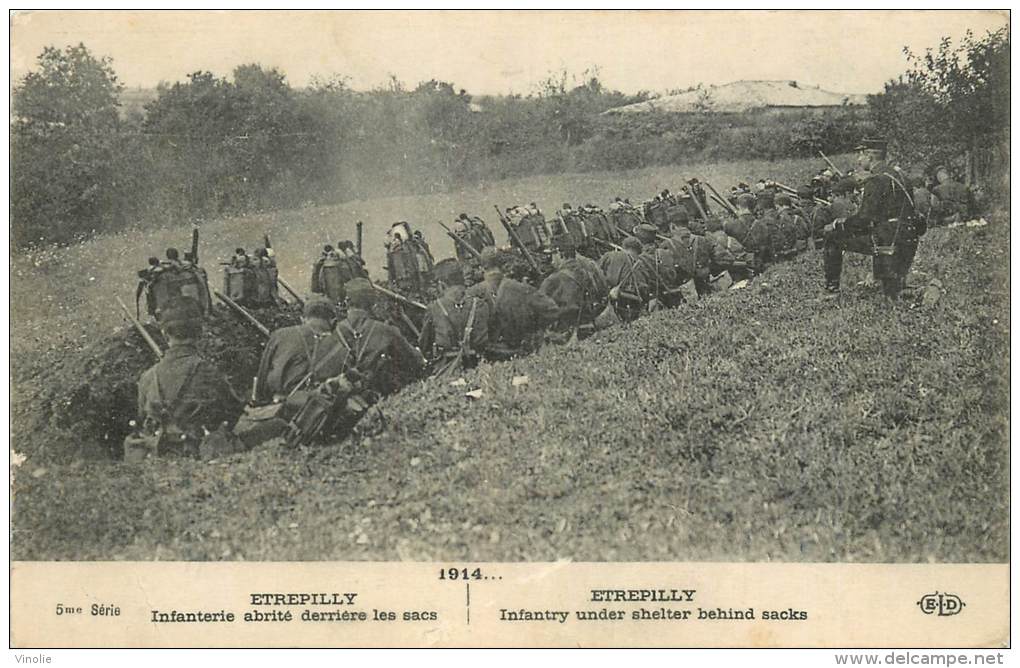 : BERO-13-700  :  Etrepilly Infanterie En 1914 - War 1914-18