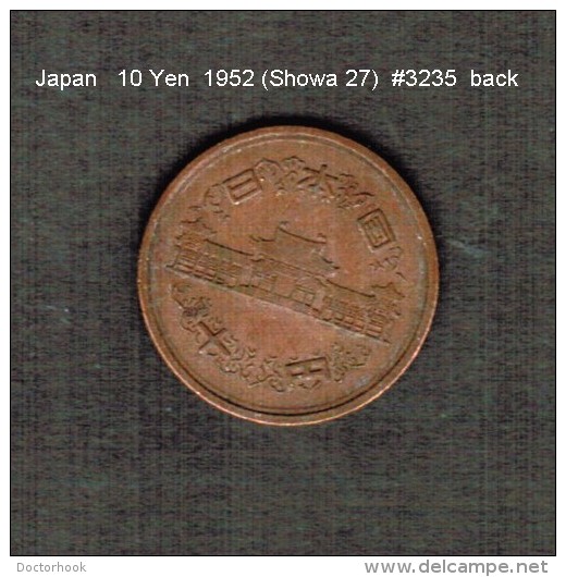 JAPAN    10  YEN  1952  (Hirohito 27---Showa Period)  (Y # 73) - Japan