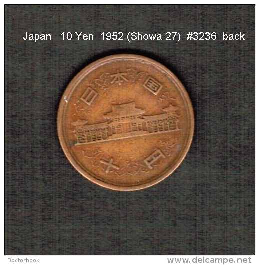 JAPAN    10  YEN  1952  (Hirohito 27---Showa Period)  (Y # 73) - Japan