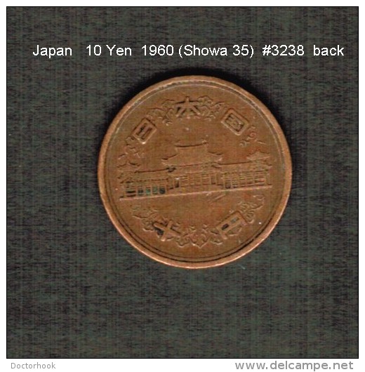 JAPAN    10  YEN  1960  (Hirohito 35---Showa Period)  (Y # 73a) - Japon