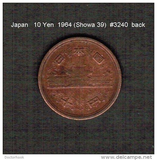 JAPAN    10  YEN  1964  (Hirohito 39---Showa Period)  (Y # 73a) - Japan