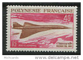 POLYNESIE 1969 - Avion Supersonic - Concorde (Yvert A 27) Neuf ** (MNH) Sans Trace De Charniere - Unused Stamps