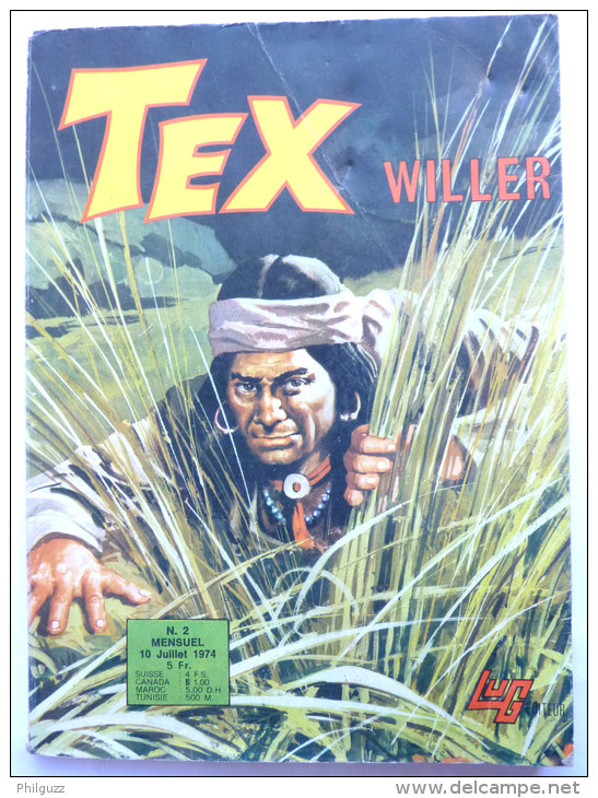 TEX WILLER N° 2 1974 LUG (2) - Lug & Semic