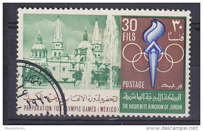 Jordan 1967 Mi. 662    30 F Olympische Sommerspiele Olympic Games, Mexico City - Jordanie