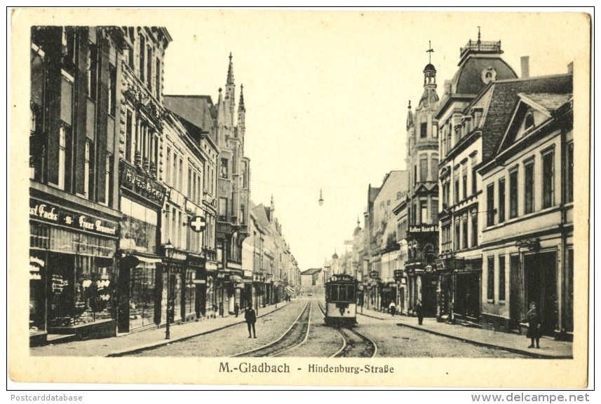 M.-Gladbach - Hindenburg-Strasse - & Tram - Mönchengladbach