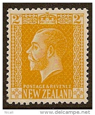 NZ 1916 2d KGV Reversed Cowan CP K18f HM X#ID1 - Ongebruikt