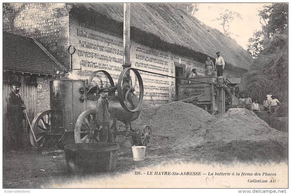 Ste  Adresse   76     Une Batterie A La Ferme Des Phares - Other & Unclassified