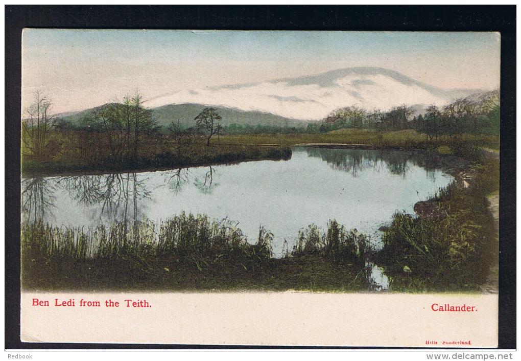 RB 956 - Early Postcard - Ben Ledi From The River Teith - Callander Near Stirling Perthshire Scotland - Perthshire