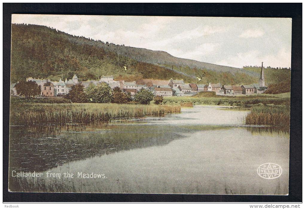 RB 956 - Early Postcard - Callander From The Meadows - Near Stirling Perthshire Scotland - Perthshire