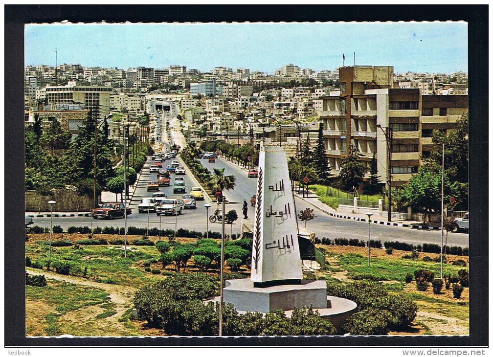 RB 956 - Jordan Postcard - Third Circle &amp; Shmeisane Tunnel - Amman - Jordan