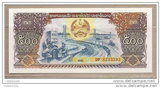 Laos - Banconota Non Circolata Da 500 Kip - 1988 - - Laos