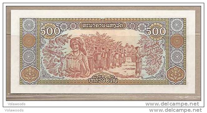 Laos - Banconota Non Circolata Da 500 Kip - 1988 - - Laos