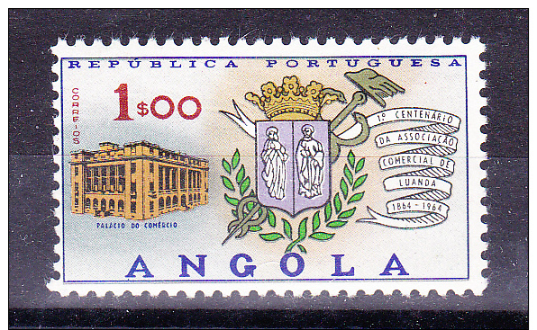 ANGOLA  1964  Luanda Trade Association 100 Years     ,  Y&T # 513,    Cv  0.45 E ,  * MVLH - Angola