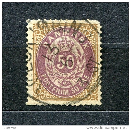 Denmark 1875 Sc 33 Mi 30 Used - Used Stamps