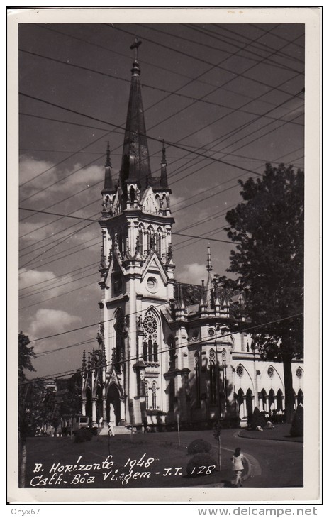 BELO HORIZONTE (BRESIL-BRAZIL) Eglise Cathédrale Bôa Viagem - VOIR 2 SCANS - - Belo Horizonte