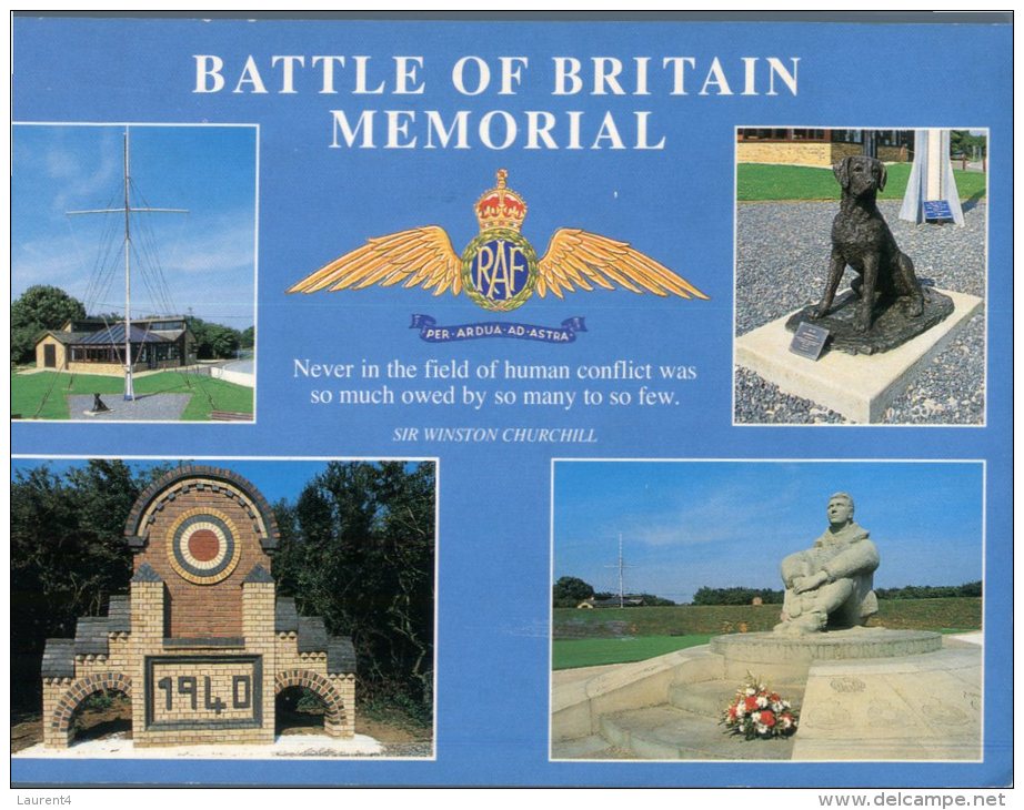 (677) UK - WWII Battle Of Britain Memorial - Monuments Aux Morts