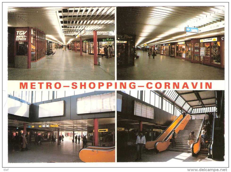 GENEVE CORNAVIN,Suisse: METRO SHOPPING :Les Galeries Marchandes De La Gare; TGV Buffet Express,Enseigne Parfumerie, TTB! - Gares - Sans Trains