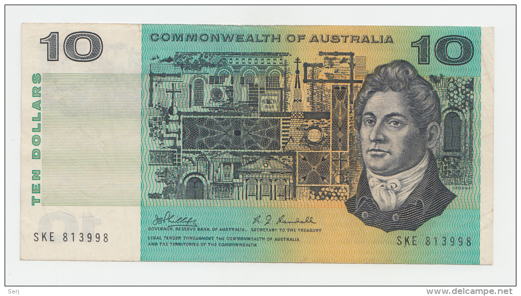 Australia 10 Dollars 1968 VF+ P 40c  40 C (Phillips Randall) - 1966-72 Reserve Bank Of Australia