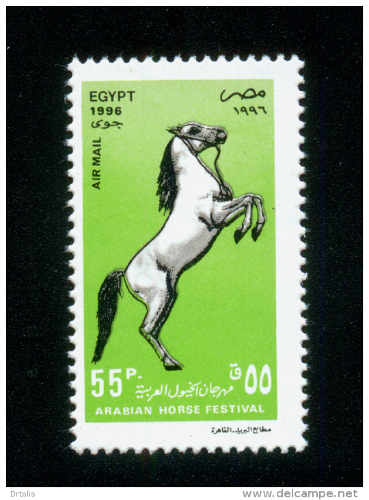 EGYPT / 1996 / INTL. TOURISM DAY / ARAB HORSE / MNH / VF - Ongebruikt