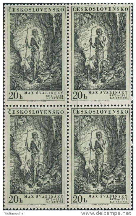 CZ2113 Czech Republic 1973 Print Block 1v MNH - Neufs