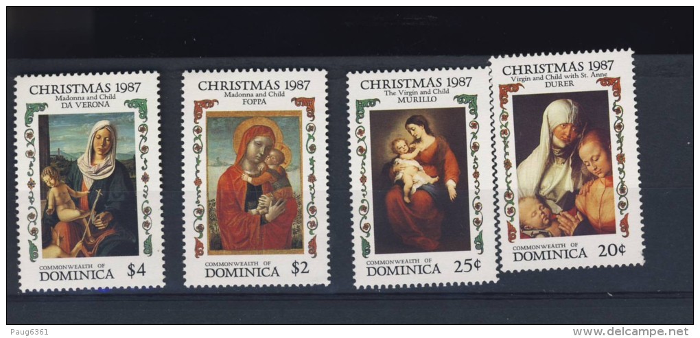 DOMINICA 1987 NOEL  YVERT  N°  NEUF MNH** - Weihnachten