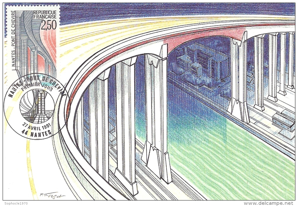 PAYS DE LA LOIRE - 44 - LOIRE ATLANTIQUE - NANTES - Pont De Cheviré - 1990-1999
