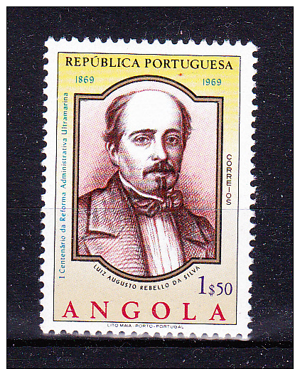 ANGOLA 1969 ,   Luiz Da Silva - Reformer  ,     Y&T # 558,      Cv  0.30  E ,     * MVLH , V V F - Angola