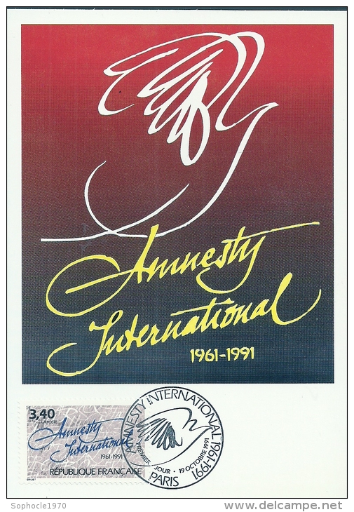 ILE DE FRANCE - 75 - PARIS - Amnesty Internation - 1961-1991 - 1990-1999