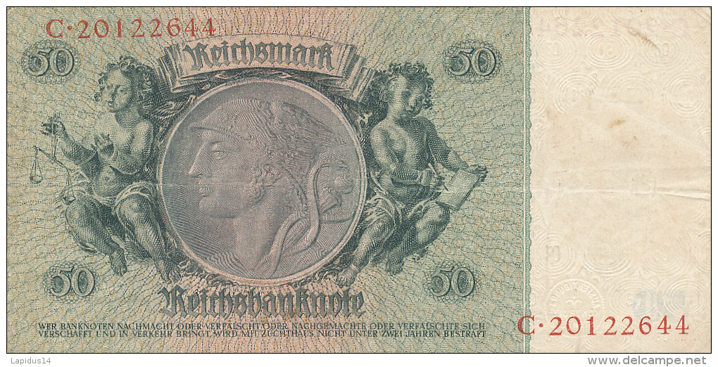 BILLETS  -ALLEMAGNE - 50 MARK  REICH  C 20122644 - 50 Mark