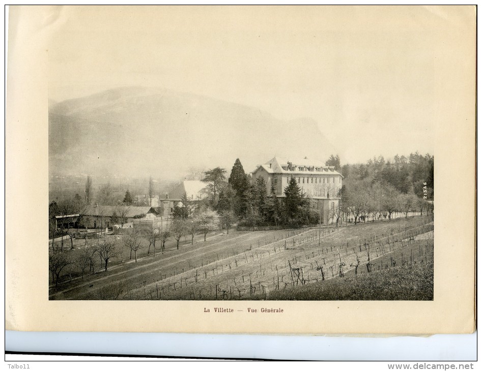 Chambery - Livret (28/20)cm - Institution Notre Dame De La Villette Année 1921-22  (11 Scans) - Personnes Anonymes