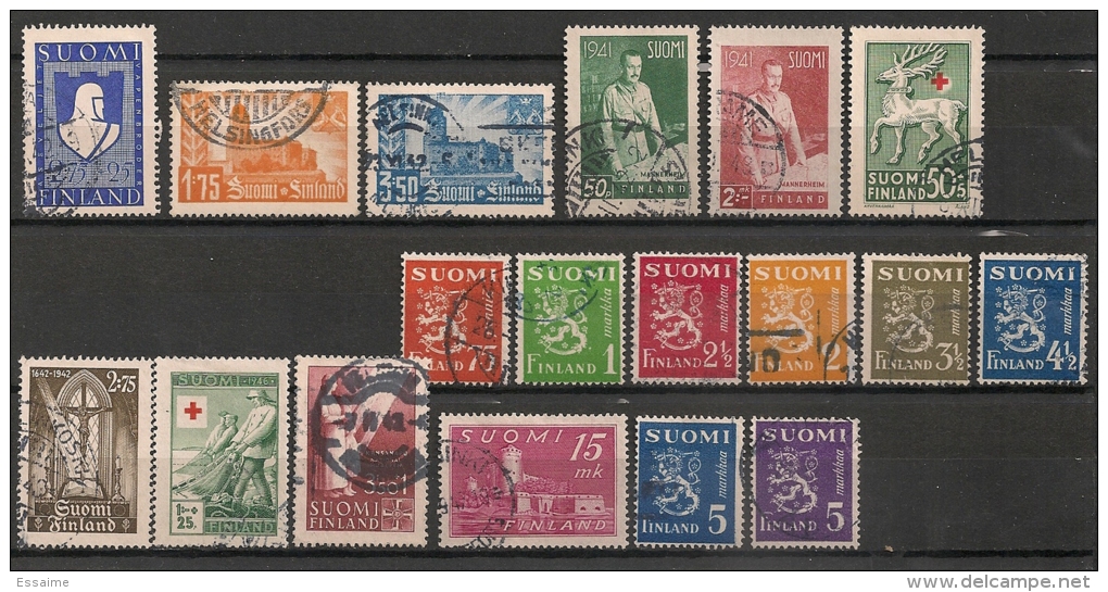 Finlande Suomi Finland. 1941-45. Oblit. - Oblitérés