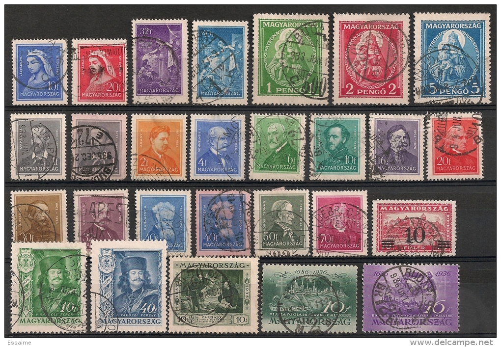 Hongrie Magyar. 1932-1938 . Oblit. - Used Stamps