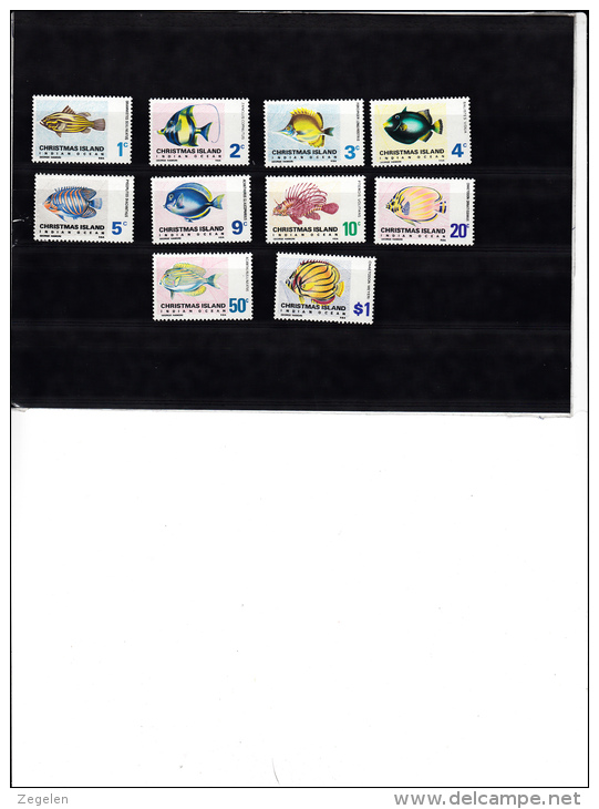 Christmas Island 22/31 Vissen/fishes/poissons Compl.set MNH - Christmas Island